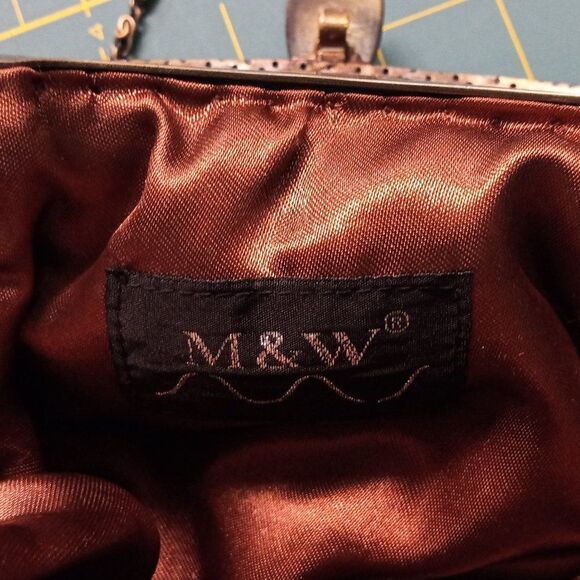 Beaded Bag by M&W Embroidered Cottagecore Granny Chic Special Event Amazing Bag - Picture 5 of 7